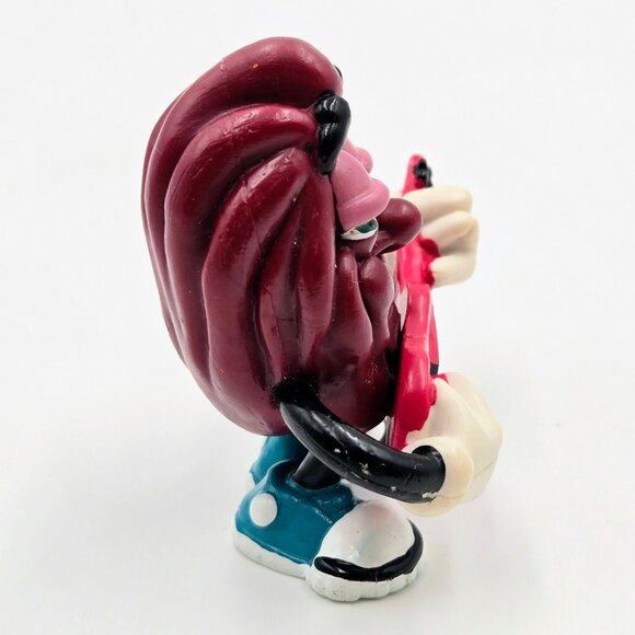 Vintage 1987 California Raisins Figurines Orange Sunglasses and Shoes Guitar Pla - Picture 15 of 16